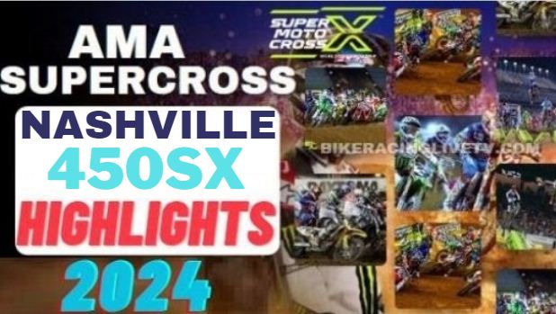 Nashville AMA Supercross 450 Highlights 2024