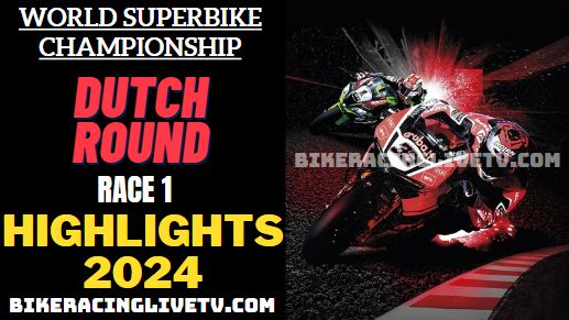 WSBK DUTCH Round Race 1 Highlights 2024