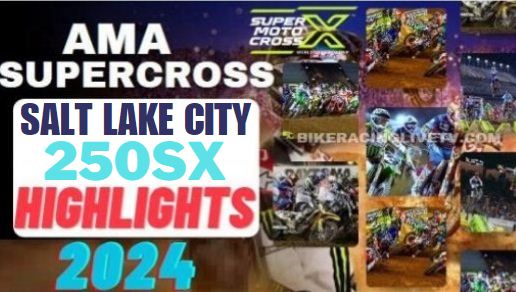 Salt Lake City AMA Supercross 250 Highlights 2024