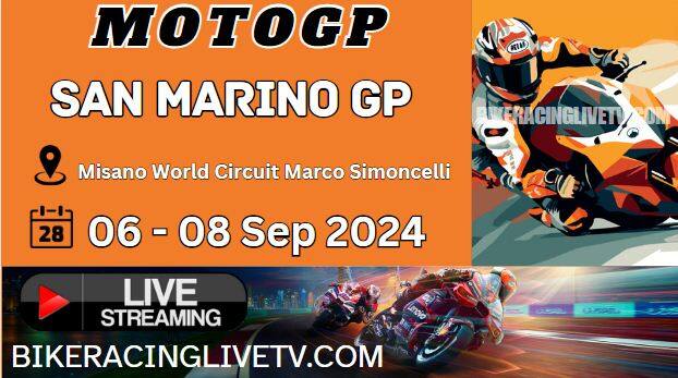 (Round 14) 2024 San Marino MotoGP Race Live Stream: Full Replay