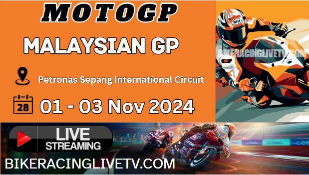 (Round 20) 2024 Malaysian MotoGP Race Live Stream: Full Replay