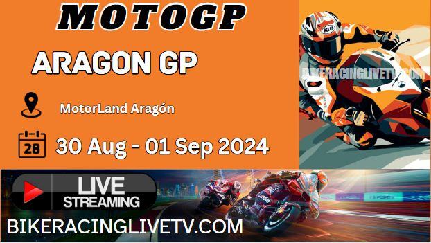 (Round 13) 2024 Aragon MotoGP Race Live Stream: Full Replay