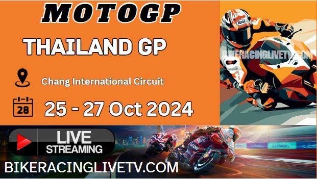 (Round 19) 2024 Thailand MotoGP Race Live Stream: Full Replay slider