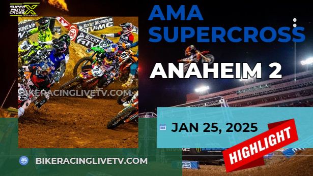 AMA Supercross Anaheim 2 250 Highlights 2025