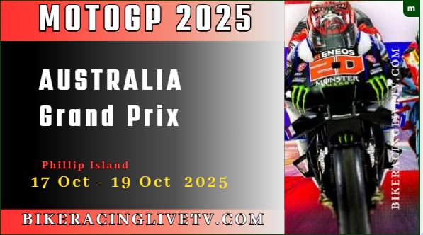 (Round 19) 2025 Australian MotoGP Race Live Stream: Full Replay