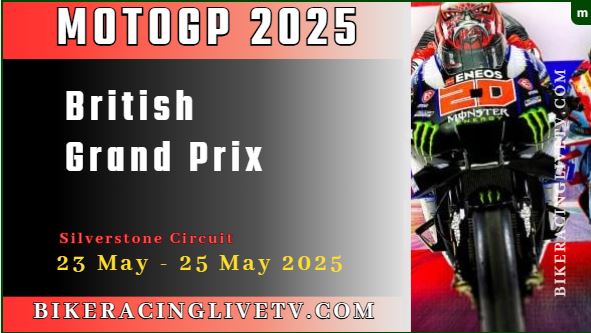 (Round 7) 2025 British MotoGP Race Live Stream: Full Replay