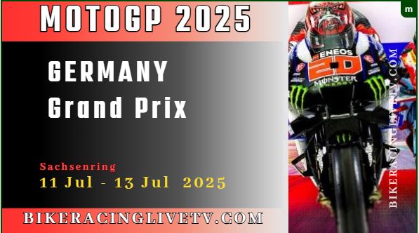 (Round 11) 2025 German MotoGP Race Live Stream: Full Replay