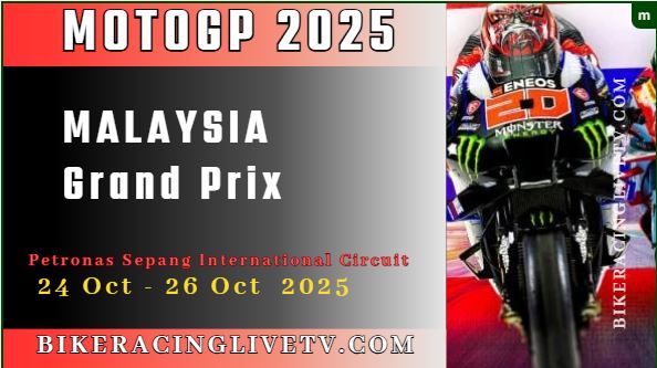 (Round 20) 2025 Malaysian MotoGP Race Live Stream: Full Replay