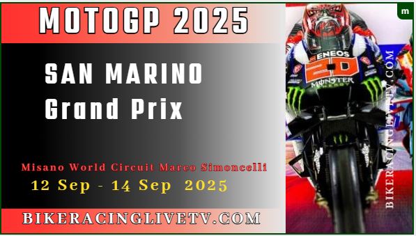 (Round 16) 2025 San Marino MotoGP Race Live Stream: Full Replay