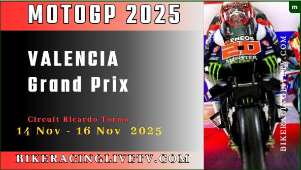 (Round 22) 2025 Valencia MotoGP Race Live Stream: Full Replay