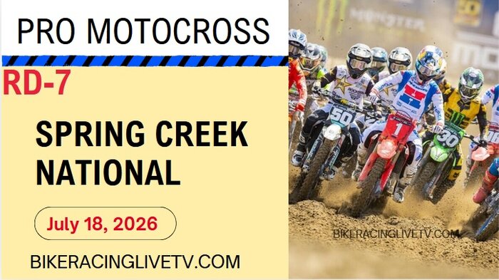 Watch Spring Creek National Motocross Live Stream